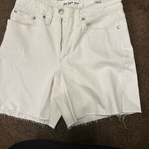 ON Women's Classic White Jean Shorts
